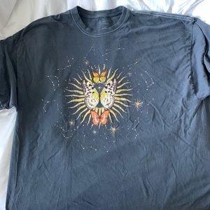 pacsun astrology oversized tee